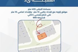 للبيع ارض في العقيلة ق3