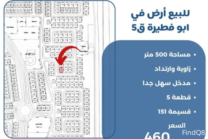 للبيع ارض في ابو فطيرة ق5