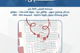 للبيع ارض في السلام قطعة 1 