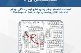 للبيع ارض في الفنيطيس قطعه 8 