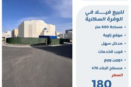 للبيع فيلا في الوفره السكنية 