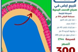 للبيع ارض في صباح الاحمد البحرية 