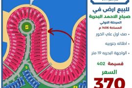 للبيع ارض في صباح الاحمد البحرية 