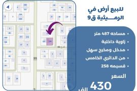 للبيع ارض في الرميثية